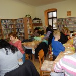 Tvořívá dílna v nové knihovně v obci Vysočina